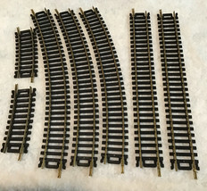 Lifelike Ho Gauge Brass Train Track Lot of 7Pieces (5) Curved R18 (2) St... - £10.02 GBP