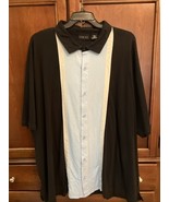 Synrgy Men’s Shirt 6XL Big &amp; Tall Bowling Cotton Blue - $13.86