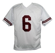 AC Slater #6 Saved By The Bell Men Football Jersey White Any Size image 2