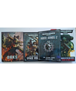 WARHAMMER 40K Games Workshop Book Lot, Xenos 2, Space Wolves, Orks... - $40.90