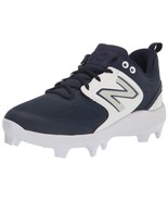 New Balance Men&#39;s Fresh Foam 3000 V6 Molded Baseball Shoe, Navy/White, 15 - $37.62