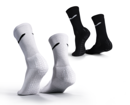 JUNTAS Non-Slip Half Socks Men&#39;s Soccer Socks Sports Cushion Socks NWT 647655139 - £19.30 GBP