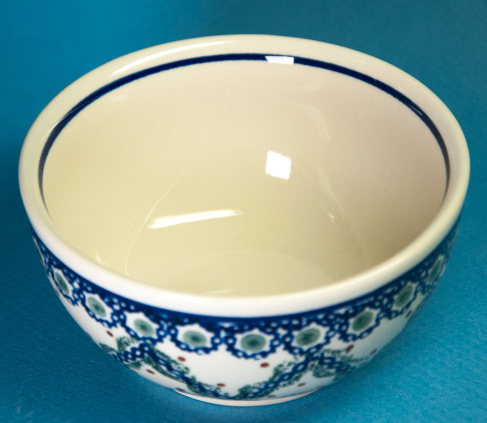 Boleslawiec Poland 5-3/8" Pottery Cereal Bowl Handmade 50 Item image 2