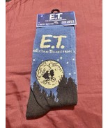 Men&#39;s E. T. The Extra-Terrestrial Socks Crew Socks Shoe Size 6-12 Blue - $10.00