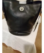MARC JACOB C Lock Bucket Black Leather Cross Body Bag Msrp $448 *Comes w... - €219,23 EUR