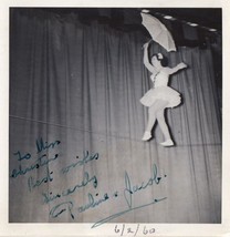 Pauline &amp; Jacob Mary Poppins Style 60s Circus Tightrope Walker Hand Signed Photo - $9.99