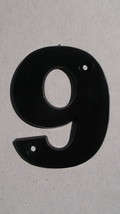 100 - New #9; Black 3.25 inch House Hotel Door Mailbox Multi-use Plastic Numbers - $110.00