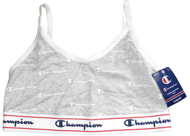 Champion Women&#39;s Double Dry Gray Pullover Bralette Size Large - £11.77 GBP