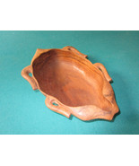 TRIBAL OCEANIC CEREMONIAL TURTLE WOOD BOWL PACIFIC ISLANDS 2 X 11 X 7&quot; O... - $145.27 CAD