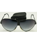 aviator style foldable sunglasses with zip case excellent vintage condition - $276.38 MXN