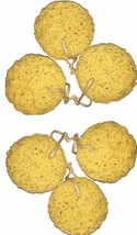 Natural Sea Sponge Foam Bath Pack of 6 Natural Feeling Smoother Skin Expected... - £20.62 GBP