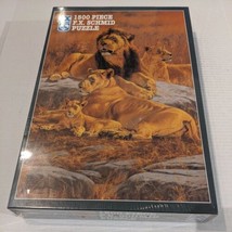 1500 Piece &quot;The Lion Kingdom&quot; Jigsaw Puzzle FX Schmid 21&quot; x 34&quot; BRAND NE... - £15.76 GBP