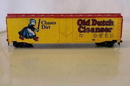 HO Scale Tyco, 50&#39; Box Car, Old Dutch Cleanser, Chases Dirt, Yellow, #3752 Built - £20.29 GBP