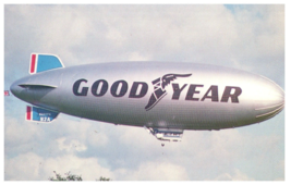 The Goodyear Airship Europa Airplane Postcard - £7.00 GBP