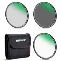 NEEWER 77mm Lens Filter Kit ND8 ND64 CPL Filter Set with 30 Layers Nano ... - $93.99