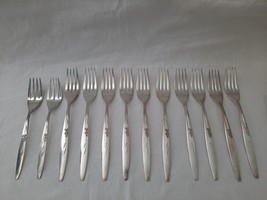 10 Forks 2 Salad Fork ~ Oneida Community Silverplate ~ Enchantment Gentl... - £14.97 GBP