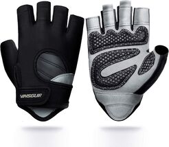 Breathable &amp; Lightweight Workout Gloves with Hook &amp; Loop Closure - Size ... - $29.65