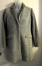 Women&#39;s A/X Armani Exchange Gray Knotted Wool Coat Size S/P  - £38.77 GBP