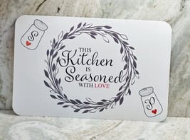 Greenbrier Placement/Napperon 12x18-This Kitchen Is Seasoned With Love- - $8.79