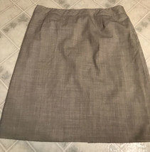 Pendleton Plus 16 Tan Lightweight Pencil Skirt Wool Blend Knee Length Lined - £41.98 GBP