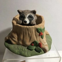 &#39;&#39;The Raccoon&#39;&#39; Franklin Mint Woodland Surprises Porcelain 1984 Jacqueline Smith - £11.21 GBP