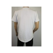 Men LAVERITA European Fashion Crew Shirt Medusa Medallion 94462 White image 10