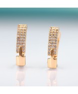 MAIKALE New Fashion Cubic Zirconia Stud Earrings For Women Fine Jewelry ... - £8.51 GBP