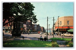 King Street View St John New Brunswick Canada UNP Chrome Postcard S15  - £2.74 GBP