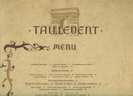 Le Taillevent Menu &amp; Le Cave Wine List Paris France 1960&#39;s 2 Michelin Stars - £154.67 GBP