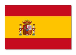 Spain Spaniard Country Flag Car Truck Window Bumper Laptop Cooler Sticke... - £2.30 GBP