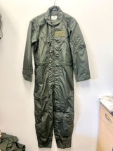 GENUINE US AIR FORCE 1975 GREEN NOMEX FIRE RESISTANT FLIGHT SUIT CWU-27/... - £115.65 GBP