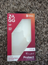 ZAGG Crystal Palace Samsung Galaxy S24 Ultra Clear Case Ultra-Slim Graph... - £24.35 GBP