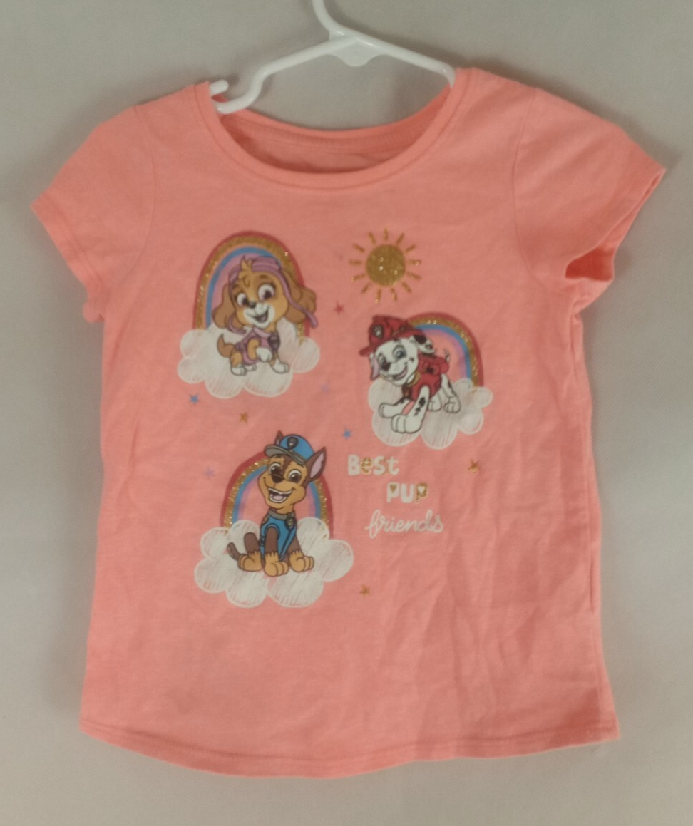 Jumping Beans Paw Patrol Toddler Girls Short Sleeve T-Shirt Tee 24M - $3.87