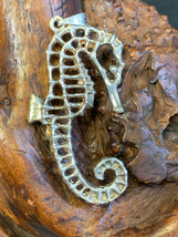 Sterling Silver Seahorse Pendant Nautical Ocean Necklace Charm Jewelry 22.06g - £47.91 GBP