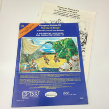 Dungeons &amp; Dragons 1981 Dungeon Module X1 The Isle Of Dread Levels 3-7 9043  - £19.74 GBP