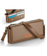 for for iPhone 12 pro Max (Color: Brown) Crossbody Strap Elegant Leather... - $120.00