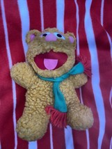 1987 McDonalds Jim Henson Muppet Baby Fonzie the Bear Plush Scarf  9&quot; - £10.07 GBP