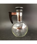 Vintage Mid Century Modern MCM Coffee Carafe, Inland Glass, Rest. Single... - $14.00