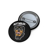 Rottweiler Pin Buttons - $8.50