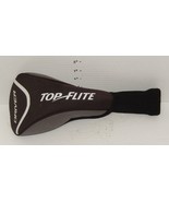 Top Flite Golf Club driver head cover black White - $14.80