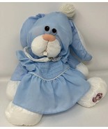 Fisher Price Puffalumps 16&quot; Blue Bunny Rabbit with Original Blue Dress 1... - €34,32 EUR