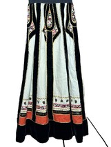 Vintage 70’s Handmade Folk Art Hippy Skirt Heavy Long Boho - AC - $37.68