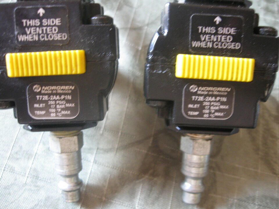 Norgren LOT of 2  1/4&quot; PTF Ported Lockout Valve *Free Shipping* #- T72E-... - $18.99
