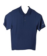 Nike Golf Polo Haydon Construction Size XL Navy Blue Solid Embroidered - $39.36 CAD