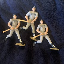 Set Of 3 Mickey Mantle Yankees Starting Lineup 1989 Figure Loose - £7.57 GBP