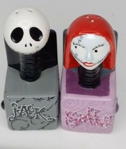 Disney The Nightmare Before Christmas Jack  Sally Magnetic Salt &amp; Pepper... - $19.80
