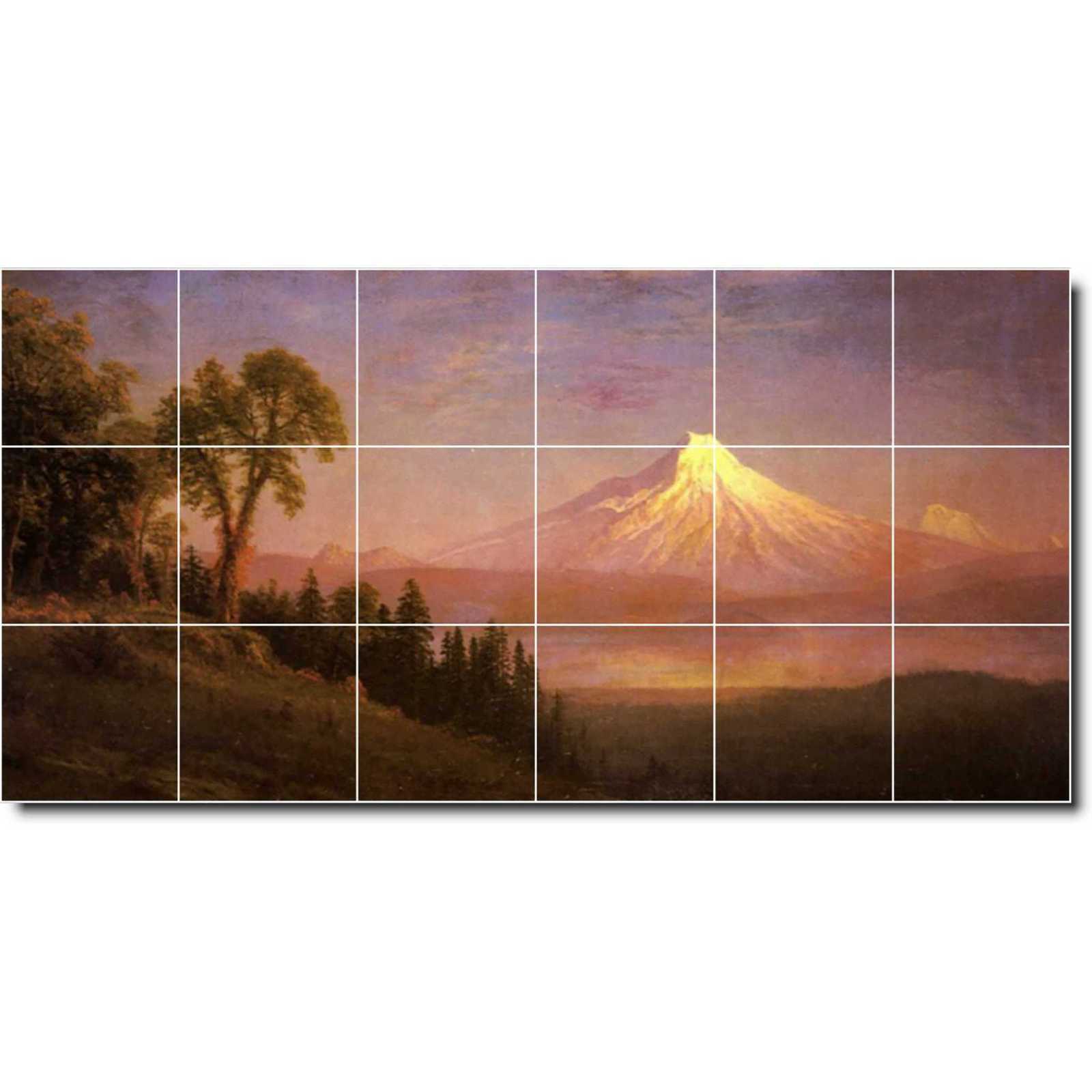 Bierstadt albert mount st. helens columbia river oregon