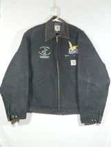 Vtg Carhartt Jacket XL USA Work Faded Harley Owners Club Patch Crucible ... - £196.64 GBP