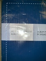 Creative Memories Picfolio Minutes 4 x 6 Blue Album Holds 24 Photos #0307 - £11.03 GBP