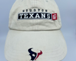 Houston Texans Hat Cap NFL Reebok One Size Adult Hat Khaki Adjustable Fo... - £9.33 GBP